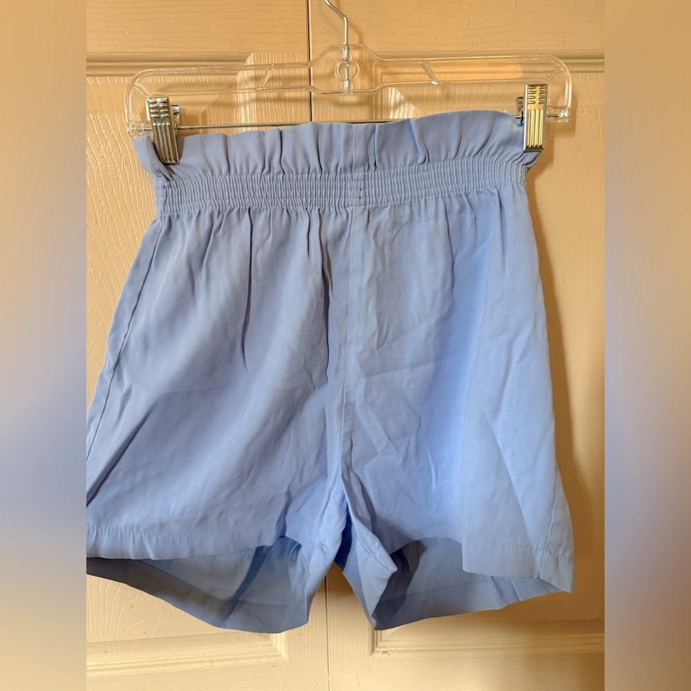 H&M Blue Soft Ruffle Shorts Size 6